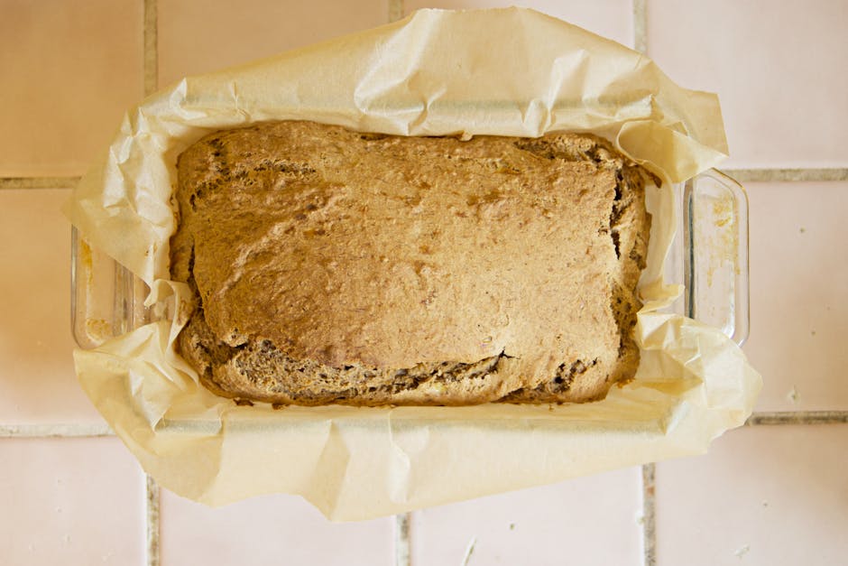 Cake aux bananes doré sortie du four